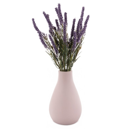 Umělé květy vřesu, větvička pro kompozici kytice, fialová, dekorace, 5 větviček, 34cm