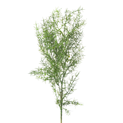 Dekorativní větvička asparagus, umělé květiny, doplněk do kytic, 80 cm