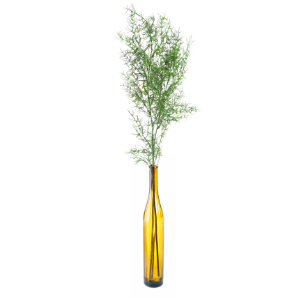 Dekorativní větvička asparagus, umělé květiny, doplněk do kytic, 80 cm