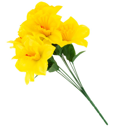 CV22107 kytice narcisů, umělé narcisy, květiny do vázy, jarní aranžmá