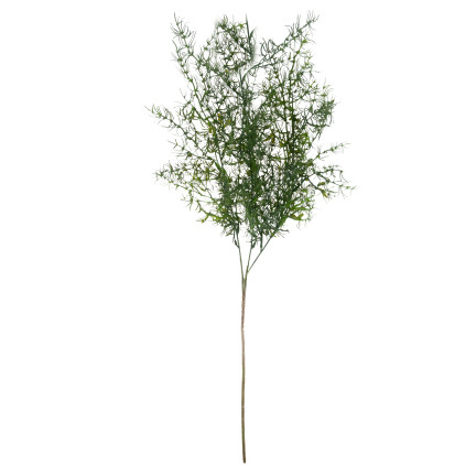 CV13686-3 dekorativní větvička asparagus, umělé květiny, ozdobný doplněk do kytice na hrob