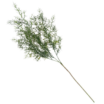 CV13686-3 dekorativní větvička asparagus, umělé květiny, ozdobný doplněk do kytice na hrob