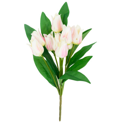 CV26811-2 velký kytice tulipánů X9 růžové umělé květiny tulipány v kytici