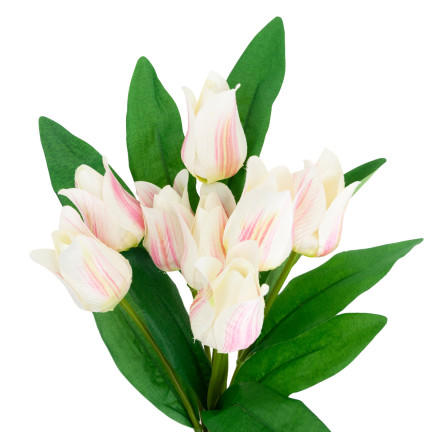 CV26811-2 velký kytice tulipánů X9 růžové umělé květiny tulipány v kytici