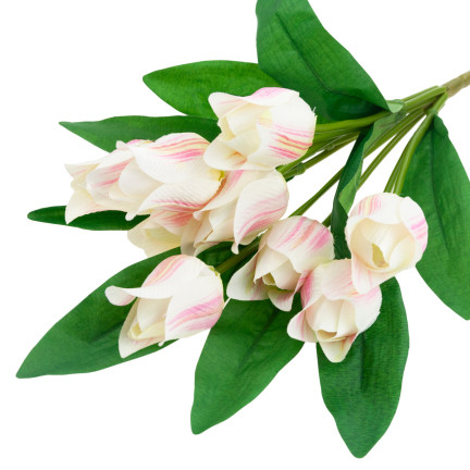 CV26811-2 velký kytice tulipánů X9 růžové umělé květiny tulipány v kytici