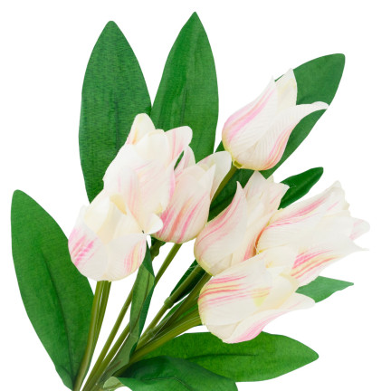 CV26811-2 velký kytice tulipánů X9 růžové umělé květiny tulipány v kytici