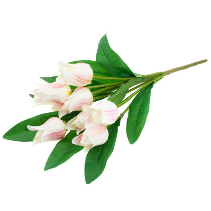 CV26811-2 velký kytice tulipánů X9 růžové umělé květiny tulipány v kytici