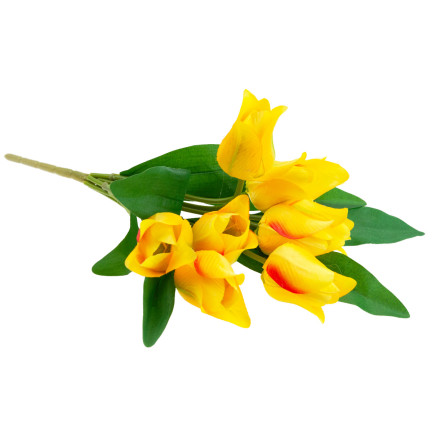 CV26811-8 velký kytice tulipánů X9 umělé květiny tulipány v kytici ze silikonu