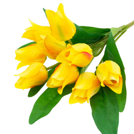 CV26811-8 velký kytice tulipánů X9 umělé květiny tulipány v kytici ze silikonu