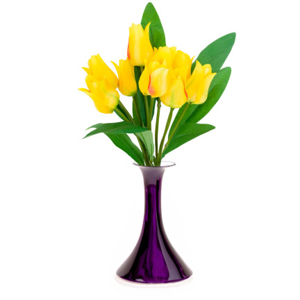 CV26811-8 velký kytice tulipánů X9 umělé květiny tulipány v kytici ze silikonu
