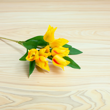 CV26811-8 velký kytice tulipánů X9 umělé květiny tulipány v kytici ze silikonu