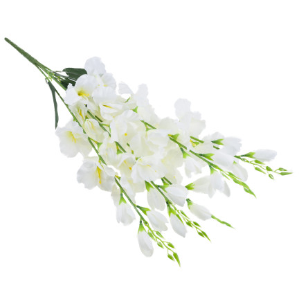 CV31140-15 gladiola, větvička gladioly, umělé květiny, ozdobné, do vázy