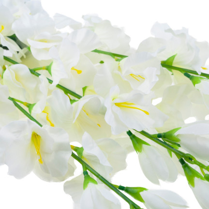 CV31140-15 gladiola, větvička gladioly, umělé květiny, ozdobné, do vázy