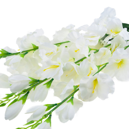 CV31140-15 gladiola, větvička gladioly, umělé květiny, ozdobné, do vázy