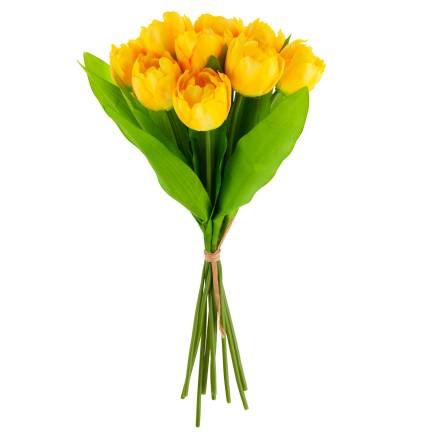 CV31227-3 kytice tulipánů, umělé tulipány, aranžmá do vázy