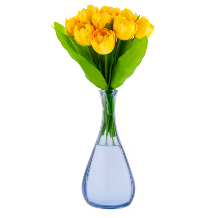 CV31227-3 kytice tulipánů, umělé tulipány, aranžmá do vázy