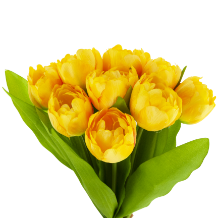 CV31227-3 kytice tulipánů, umělé tulipány, aranžmá do vázy