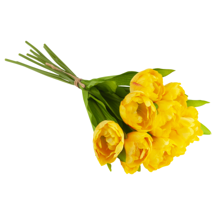 CV31227-3 kytice tulipánů, umělé tulipány, aranžmá do vázy