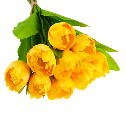 CV31227-3 kytice tulipánů, umělé tulipány, aranžmá do vázy