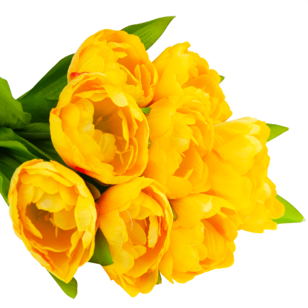 CV31227-3 kytice tulipánů, umělé tulipány, aranžmá do vázy