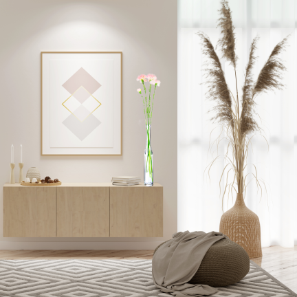 Větvička karafiátů, kytice karafiátů, umělé květiny, realistické, růžové, 60 cm