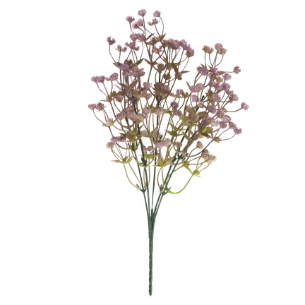 CV32157 – 1 ks umělá kytice z gypsophily, větvičky na dekorace, fialová, 31 cm
