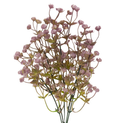 CV32157 – 1 ks umělá kytice z gypsophily, větvičky na dekorace, fialová, 31 cm