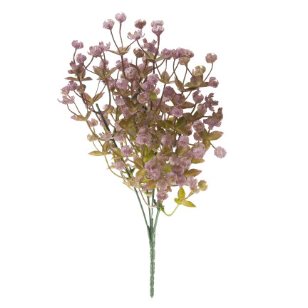 CV32157 – 1 ks umělá kytice z gypsophily, větvičky na dekorace, fialová, 31 cm
