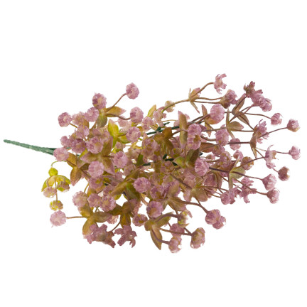 CV32157 – 1 ks umělá kytice z gypsophily, větvičky na dekorace, fialová, 31 cm