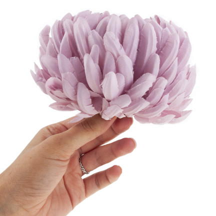 CV36939-7 velká umělá chryzantéma s hlavou, výběrové květy chryzantémy, 12 cm