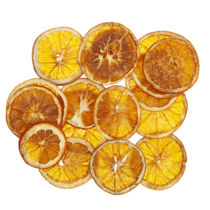 CV37139 sušené plátky pomerančů, věnec, dekorace, 50 g