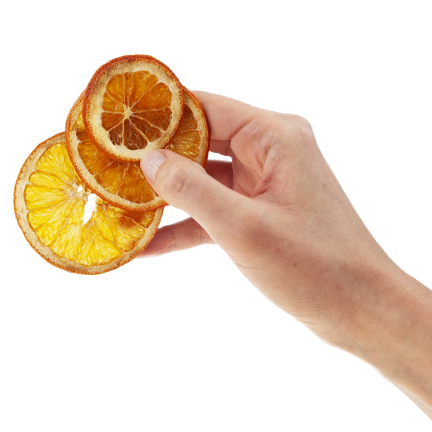 CV37139 sušené plátky pomerančů, věnec, dekorace, 50 g