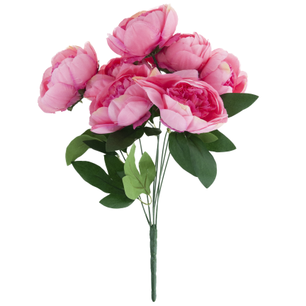 CV38309-2 PEONIA ARTIFICIAL BUNCH x 7 PIPES JARO