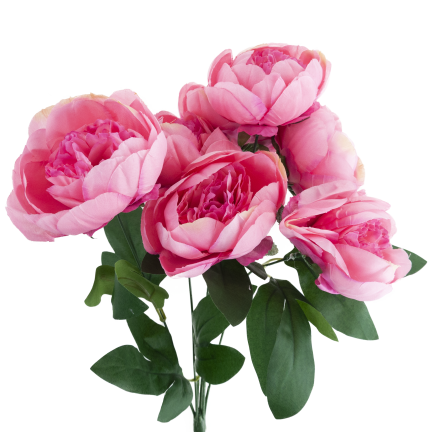 CV38309-2 PEONIA ARTIFICIAL BUNCH x 7 PIPES JARO