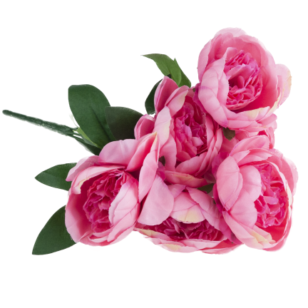 CV38309-2 PEONIA ARTIFICIAL BUNCH x 7 PIPES JARO