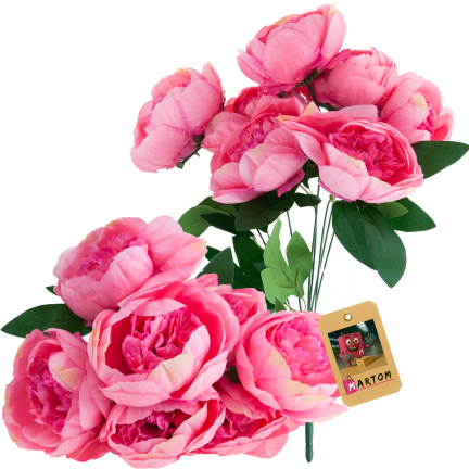 CV38309-2 PEONIA ARTIFICIAL BUNCH x 7 PIPES JARO