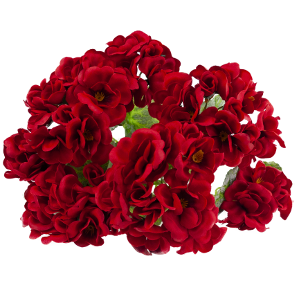 CV38950-2 KYTICE Z UMĚLÝCH PELARGONIÍ 48 CM 7 VĚTVÍ REALISTICKÉ DEKORATIVNÍ