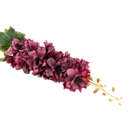 CV41524-10 jednotlivá dekorativní ostrožka, vínová, s přechodem barev, 95 cm