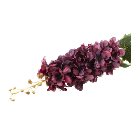 CV41524-10 jednotlivá dekorativní ostrožka, vínová, s přechodem barev, 95 cm