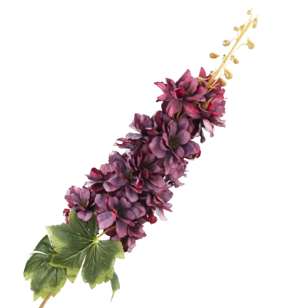 CV41524-10 jednotlivá dekorativní ostrožka, vínová, s přechodem barev, 95 cm