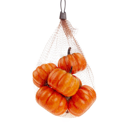 TG72992-2 umělé dýně, sada 6 kusů, podzimní dekorace na Halloween