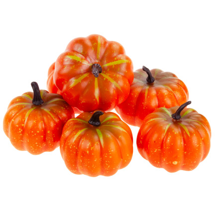 TG72992-2 umělé dýně, sada 6 kusů, podzimní dekorace na Halloween
