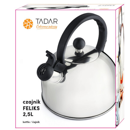 TD33 nerezová konvice 2,5 l, stříbrná, pro indukční vařiče
