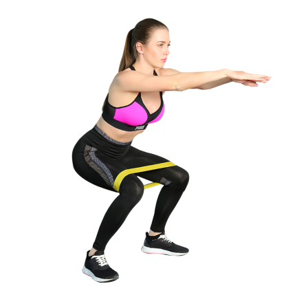 TG60274 – sada 4 gumových pásů na fitness cvičení + obal
