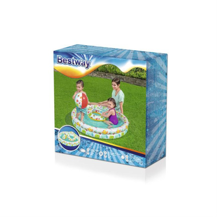 51124 DĚTSKÝ NAFUKOVACÍ BAZÉNOVÝ SET KRUHOVÉ BROUZDALIŠTĚ BESTWAY GARDEN 51124