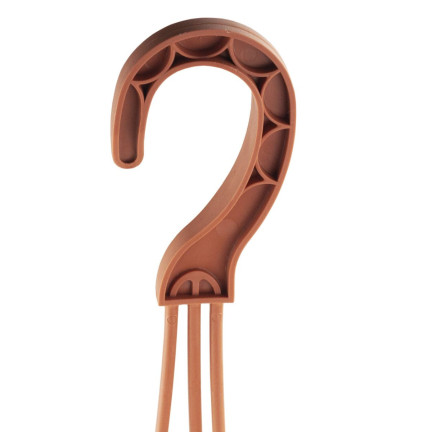 DAGW5-R624 závěsný pěstitelský květináč o průměru 27 cm, balkonový, kulatý, s háčkem, 4,5 l