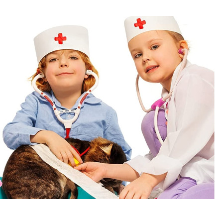 TG59988 velká lékařská sada – malý lékař, doktor, vyšetření, růžová