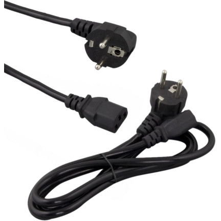 TG56656 napájecí kabel 1 m pro notebook, 3-pinový konektor napájecího zdroje