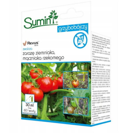 SUM35 sumin revus 250 sc, postřik proti falešné hnilobě a plísni brambor 30 ml/60 l