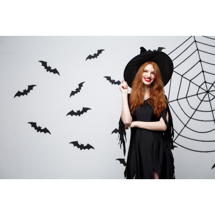 KK4 čarodějnický klobouk, halloweenský kostým